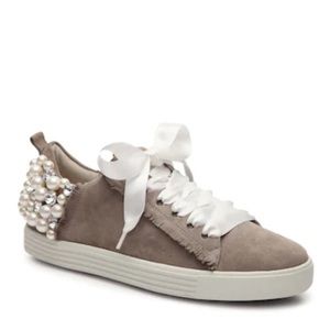 KENNEL SCHMENGER JEWELED LOW-TOP SNEAKERS